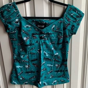 Blouse by collecting